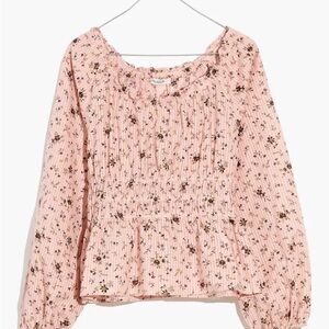 Madewell Sophie Pink Floral Top